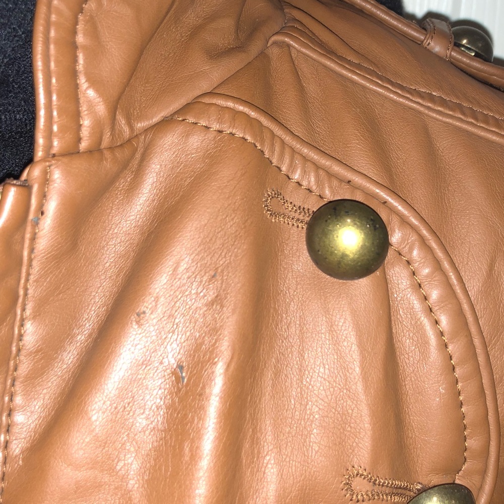 Brown Steve Madden leather coat - Picture 7 of 7